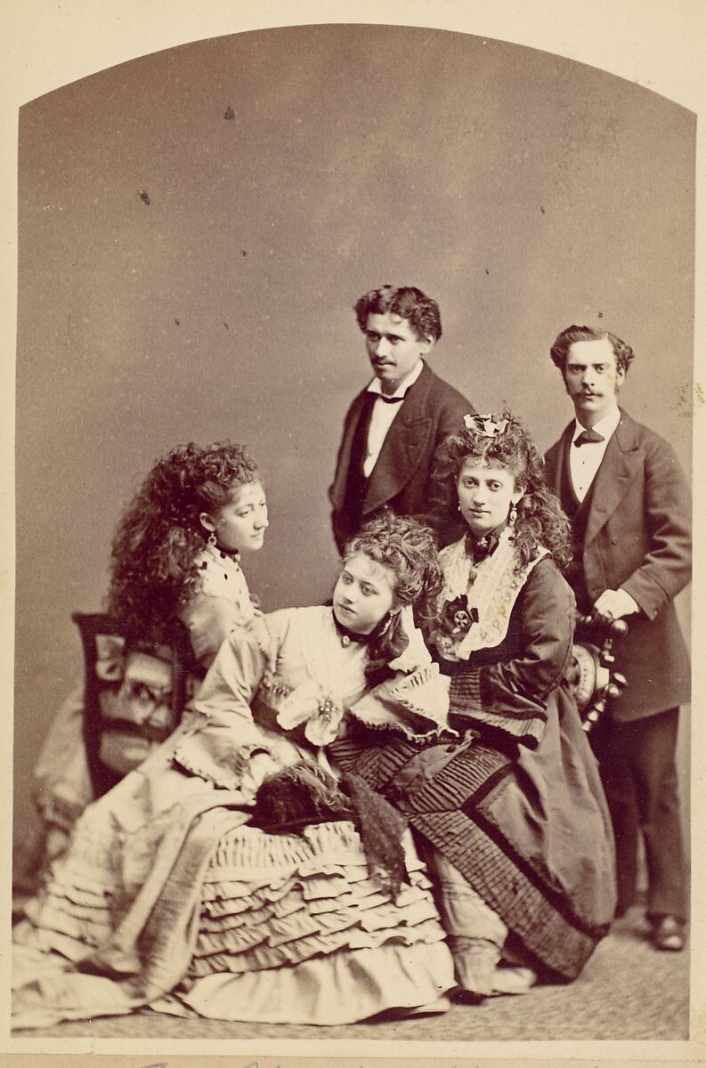 [Vokes Family, New York], Jeremiah Gurney (American, 1812–1895 Coxsackie, New York), Albumen silver print from glass negative 