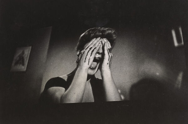 Screaming woman with blood on her hands, Diane Arbus  American, Gelatin silver print