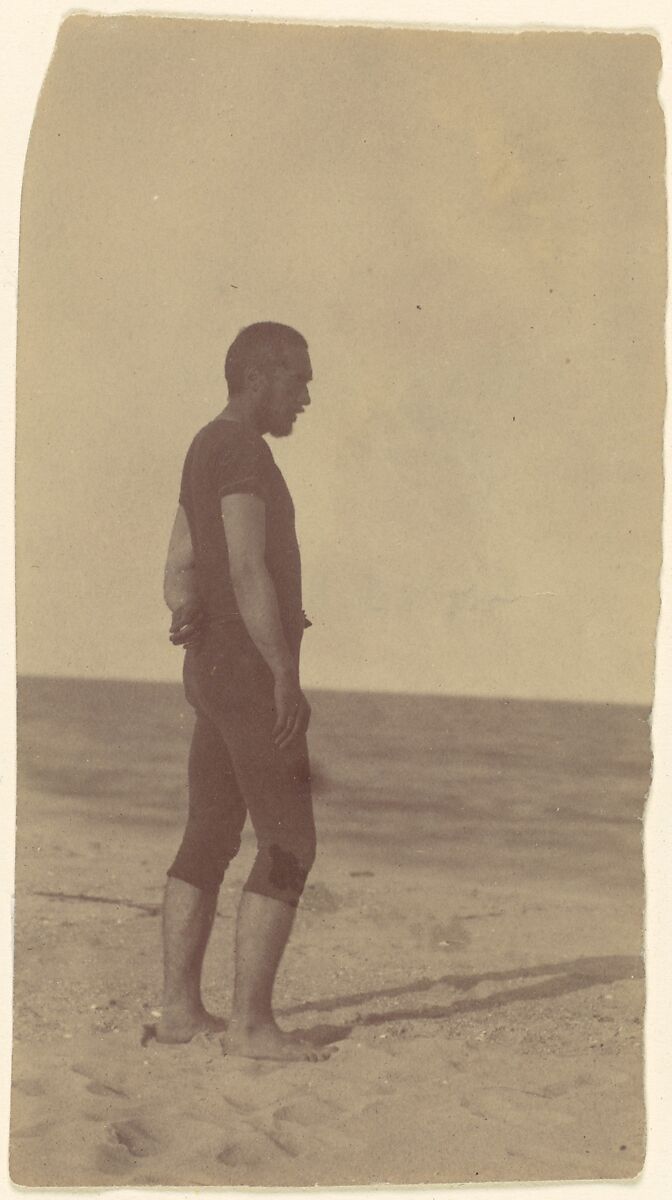 [Thomas Eakins in Swim Suit], Thomas Eakins (American, Philadelphia, Pennsylvania 1844–1916 Philadelphia, Pennsylvania), Albumen silver print  