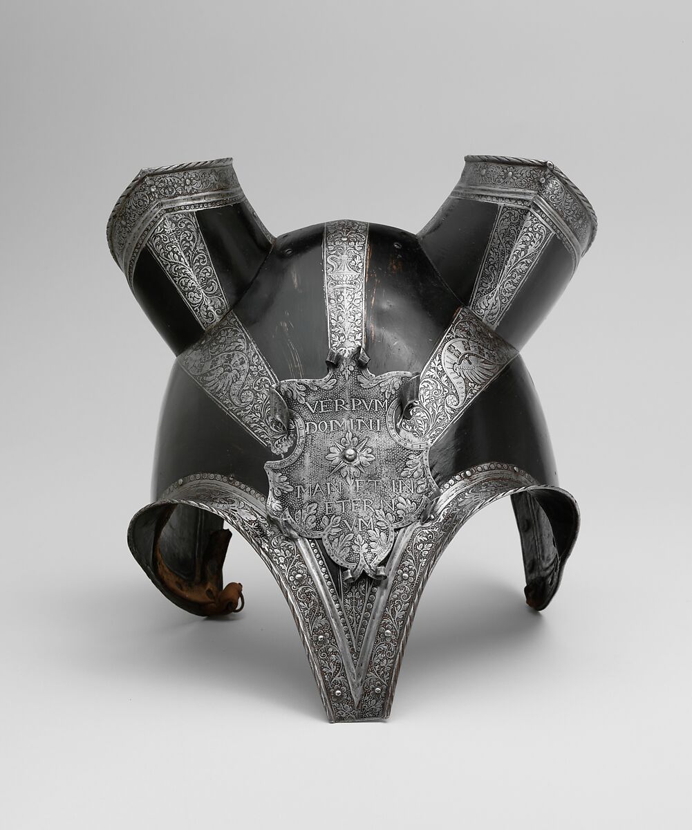 Half-Shaffron (Horse's Head Defense), Steel, leather, German, possibly Brunswick 