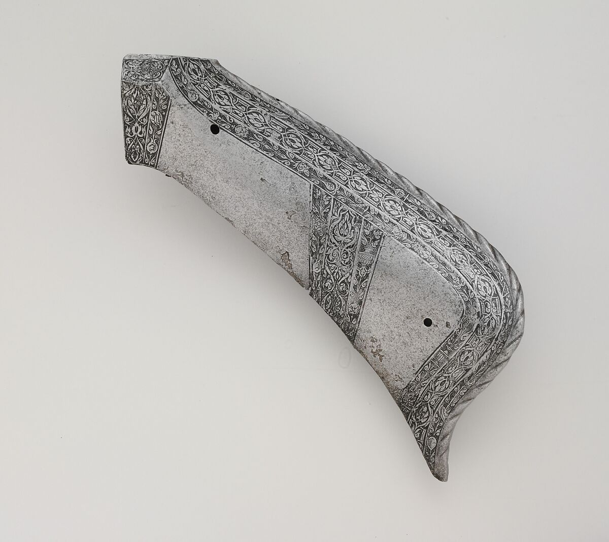 Pommel Plates, Steel, German, Augsburg 