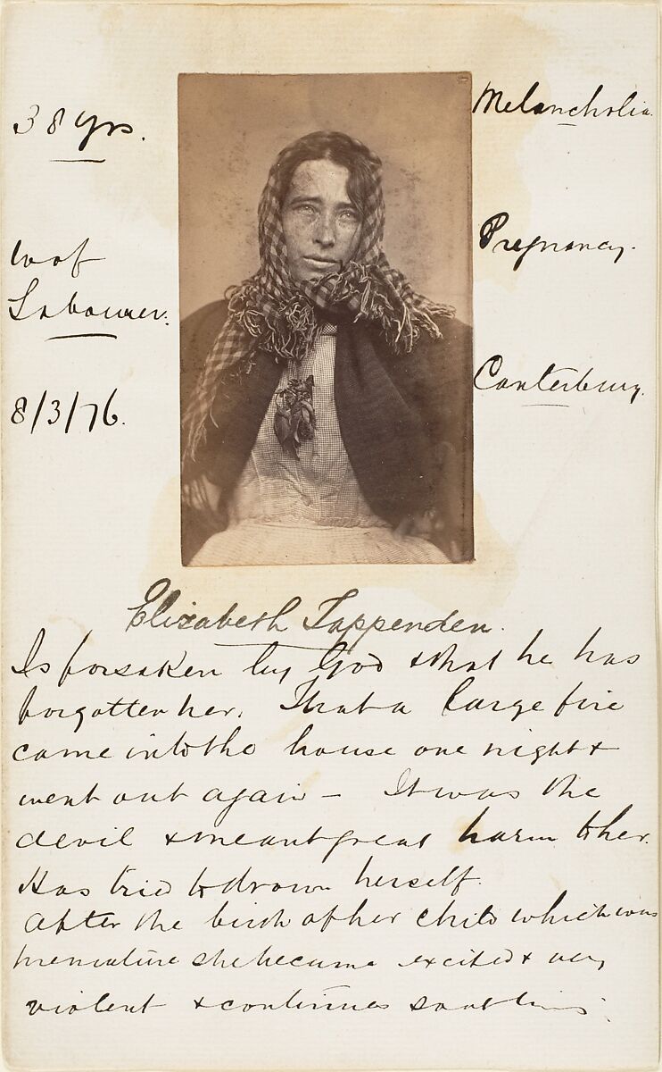 Elizabeth Tappenden, Unknown (British), Albumen silver print from glass negative 