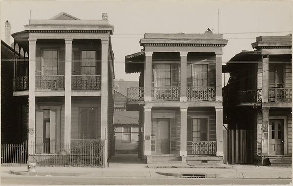 [Detail of "New Orleans Houses"], Walker Evans (American, St. Louis, Missouri 1903–1975 New Haven, Connecticut), Gelatin silver print 