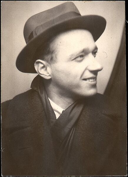 [Self-Portrait in Automated Photobooth], Walker Evans (American, St. Louis, Missouri 1903–1975 New Haven, Connecticut), Gelatin silver print 