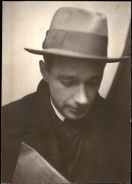 [Self-Portrait in Automated Photobooth], Walker Evans  American, Gelatin silver print