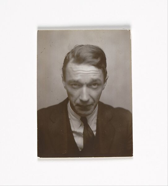 [Self-Portrait in Automated Photobooth], Walker Evans (American, St. Louis, Missouri 1903–1975 New Haven, Connecticut), Gelatin silver print 