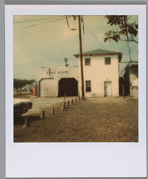 [Former Mayor's Office, Sprott, Alabama], Walker Evans (American, St. Louis, Missouri 1903–1975 New Haven, Connecticut), Instant internal dye diffusion transfer print (Polaroid SX-70) 