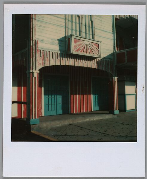 [Theater Near Old Saybrook, Connecticut], Walker Evans (American, St. Louis, Missouri 1903–1975 New Haven, Connecticut), Instant internal dye diffusion transfer print (Polaroid SX-70) 