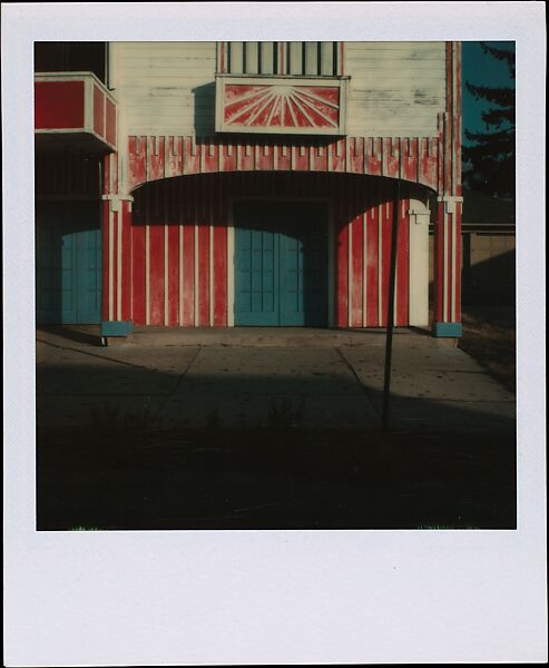 [Theater Near Old Saybrook, Connecticut], Walker Evans (American, St. Louis, Missouri 1903–1975 New Haven, Connecticut), Instant internal dye diffusion transfer print (Polaroid SX-70) 