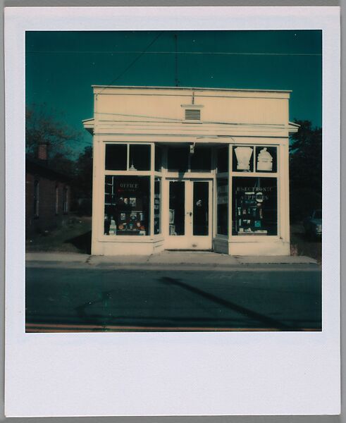 [Electronics Supply Store], Walker Evans (American, St. Louis, Missouri 1903–1975 New Haven, Connecticut), Instant internal dye diffusion transfer print (Polaroid SX-70) 