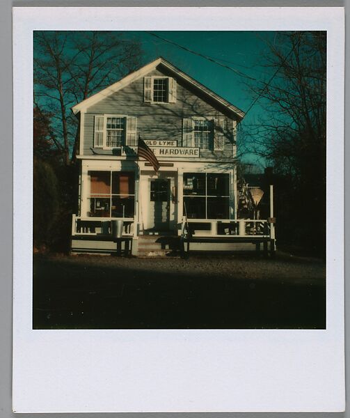 [Hardware Store, Old Lyme, Connecticut], Walker Evans (American, St. Louis, Missouri 1903–1975 New Haven, Connecticut), Instant internal dye diffusion transfer print (Polaroid SX-70) 