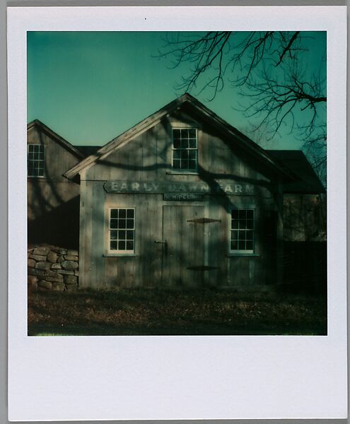 [R.M. Peck's Early Dawn Farm], Walker Evans (American, St. Louis, Missouri 1903–1975 New Haven, Connecticut), Instant internal dye diffusion transfer print (Polaroid SX-70) 