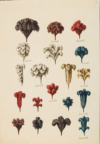 Copies After the "Inventario Illuminado", the Pictorial Inventory of Arms and Armor of Emperor Charles V., Pencil, black ink, watercolor, paper, possibly British