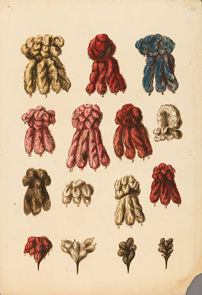 Copies After the "Inventario Illuminado", the Pictorial Inventory of Arms and Armor of Emperor Charles V., Pencil, black ink, watercolor, paper, possibly British