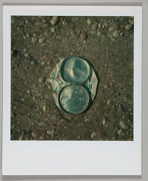 [Crushed Can], Walker Evans (American, St. Louis, Missouri 1903–1975 New Haven, Connecticut), Instant internal dye diffusion transfer print (Polaroid SX-70) 