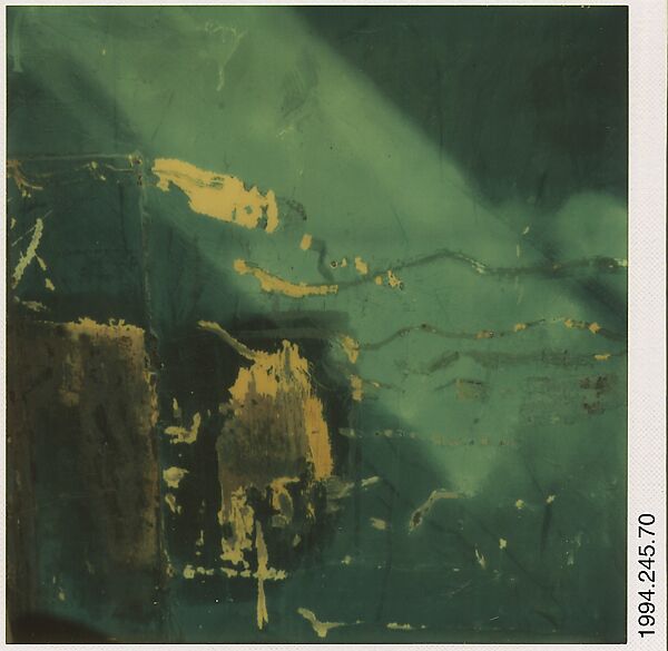 [Rusted Metal], Walker Evans (American, St. Louis, Missouri 1903–1975 New Haven, Connecticut), Instant internal dye diffusion transfer print (Polaroid SX-70) 