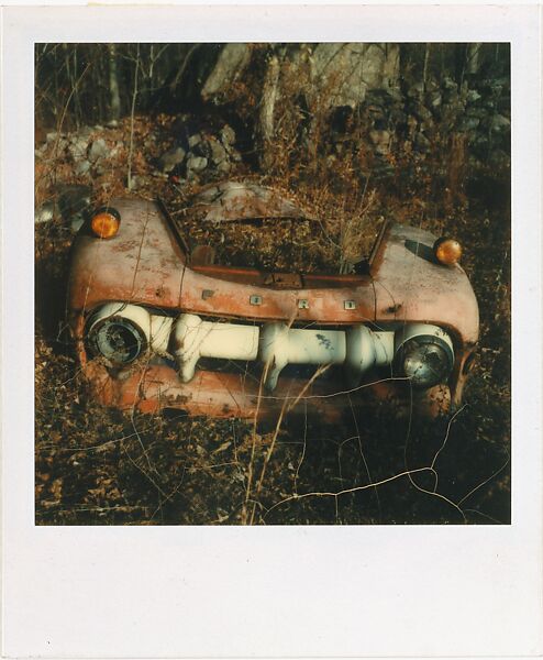 [Truck Grill, Connecticut], Walker Evans (American, St. Louis, Missouri 1903–1975 New Haven, Connecticut), Instant internal dye diffusion transfer print (Polaroid SX-70) 