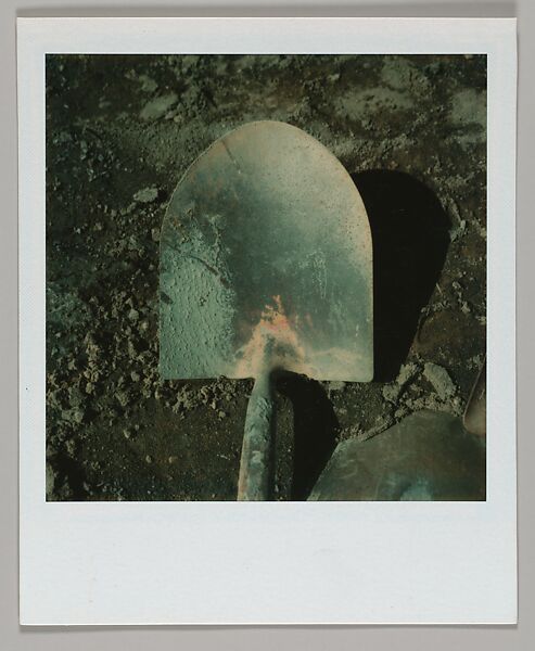[Shovel], Walker Evans (American, St. Louis, Missouri 1903–1975 New Haven, Connecticut), Instant internal dye diffusion transfer print (Polaroid SX-70) 