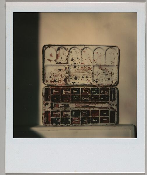 [Paintbox], Walker Evans (American, St. Louis, Missouri 1903–1975 New Haven, Connecticut), Instant internal dye diffusion transfer print (Polaroid SX-70) 