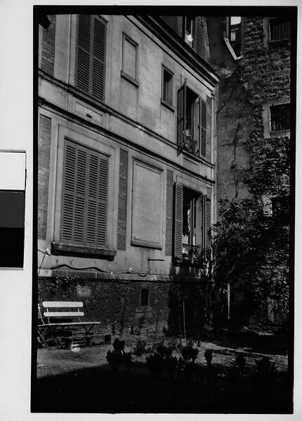 [Courtyard Window Showing Walker Evans's Apartment at 5, rue de la Santé, Paris], Walker Evans (American, St. Louis, Missouri 1903–1975 New Haven, Connecticut), Film negative 