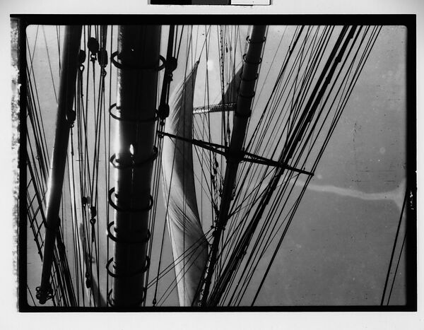 [South Seas: Mast, Sail, and Rigging of Cressida], Walker Evans (American, St. Louis, Missouri 1903–1975 New Haven, Connecticut), Film negative 