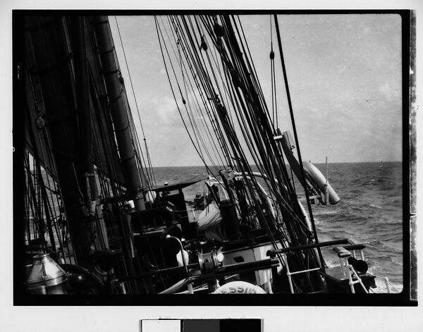 [South Seas: Deck and Rigging of Cressida], Walker Evans (American, St. Louis, Missouri 1903–1975 New Haven, Connecticut), Film negative 