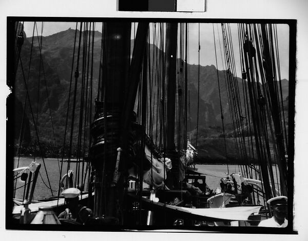 [South Seas: Mast and Rigging of Cressida], Walker Evans (American, St. Louis, Missouri 1903–1975 New Haven, Connecticut), Film negative 