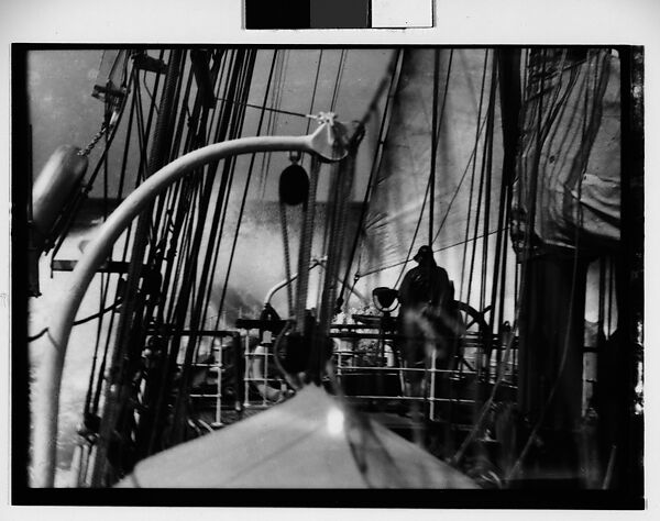 [South Seas: Deck of Cressida with Sailor at Wheel], Walker Evans (American, St. Louis, Missouri 1903–1975 New Haven, Connecticut), Film negative 