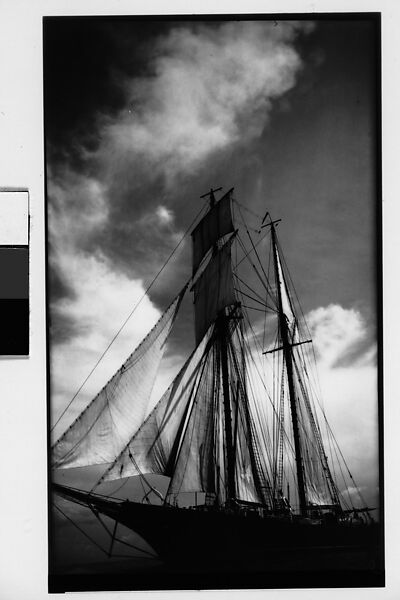 [South Seas: Sailing Ship], Walker Evans (American, St. Louis, Missouri 1903–1975 New Haven, Connecticut), Film negative 
