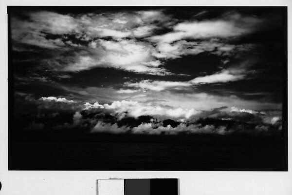 [South Seas: Cloud Study], Walker Evans (American, St. Louis, Missouri 1903–1975 New Haven, Connecticut), Film negative 