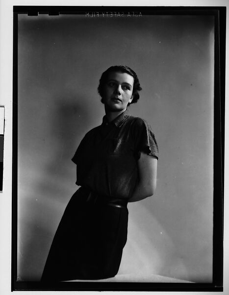 [Mia Fritsch], Walker Evans (American, St. Louis, Missouri 1903–1975 New Haven, Connecticut), Film negative 