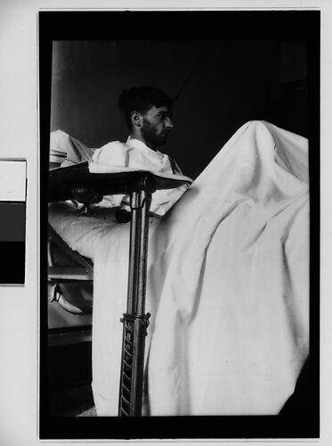 [Self-Portrait in New York Hospital Bed, New York City]