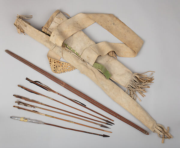 native american bow and arrow making