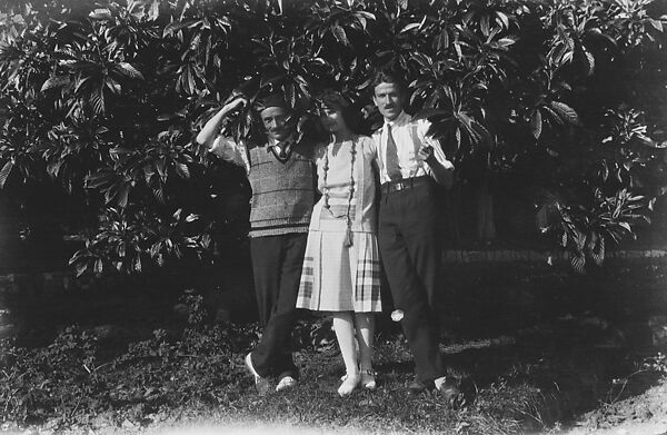 [Lucien Jacques, Georgette Maury, and André Maury Beneath Tree, Juan-les-Pins, France], Walker Evans (American, St. Louis, Missouri 1903–1975 New Haven, Connecticut), Film negative 