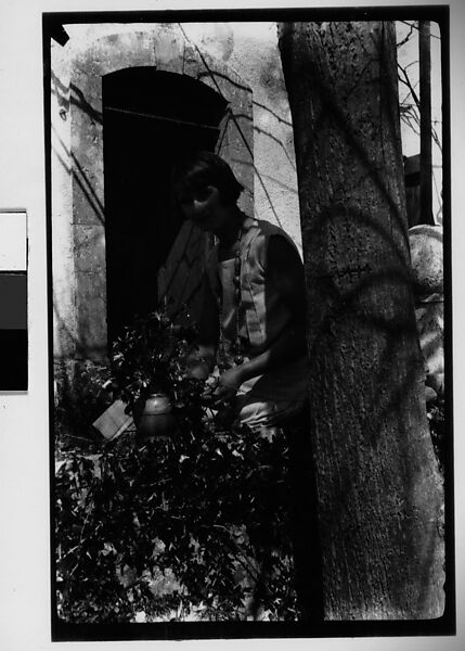 [Georgette Maury at Villa, Juan-les-Pins, France], Walker Evans (American, St. Louis, Missouri 1903–1975 New Haven, Connecticut), Film negative 