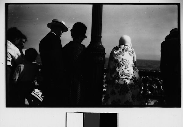 [People on Coney Island Boardwalk, From Behind, New York], Walker Evans (American, St. Louis, Missouri 1903–1975 New Haven, Connecticut), Film negative 