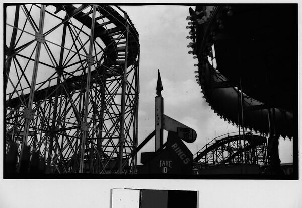 [Coney Island Rides, New York], Walker Evans (American, St. Louis, Missouri 1903–1975 New Haven, Connecticut), Film negative 