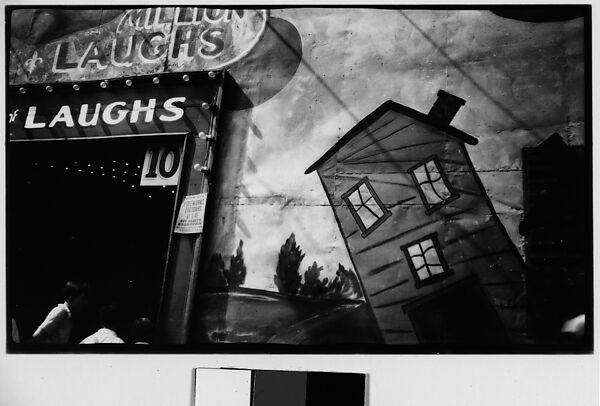 [Coney Island Funhouse Entrance, New York], Walker Evans (American, St. Louis, Missouri 1903–1975 New Haven, Connecticut), Film negative 