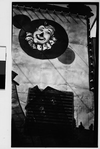 [Coney Island Funhouse Entrance Sign, New York], Walker Evans (American, St. Louis, Missouri 1903–1975 New Haven, Connecticut), Film negative 