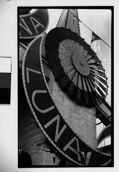 [Luna Park Sign Detail, Coney Island, New York], Walker Evans (American, St. Louis, Missouri 1903–1975 New Haven, Connecticut), Film negative 