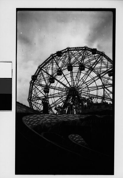 ["Wonder Wheel" and "Virginia Reel" Rides, Coney Island, New York], Walker Evans (American, St. Louis, Missouri 1903–1975 New Haven, Connecticut), Film negative 