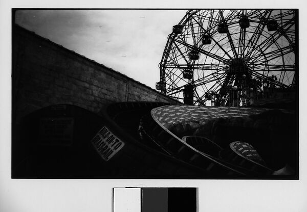 ["Wonder Wheel" and "Virginia Reel" Rides, Coney Island, New York], Walker Evans (American, St. Louis, Missouri 1903–1975 New Haven, Connecticut), Film negative 