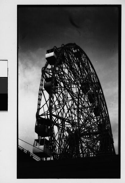 ["Wonder Wheel" Ride, Coney Island, New York], Walker Evans (American, St. Louis, Missouri 1903–1975 New Haven, Connecticut), Film negative 