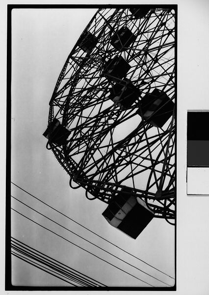 ["Wonder Wheel" Ride and Cables, Coney Island, New York], Walker Evans (American, St. Louis, Missouri 1903–1975 New Haven, Connecticut), Film negative 