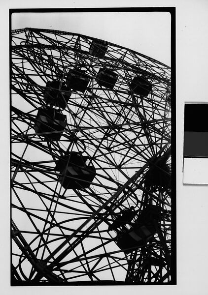 ["Wonder Wheel" Ride, Coney Island, New York], Walker Evans (American, St. Louis, Missouri 1903–1975 New Haven, Connecticut), Film negative 