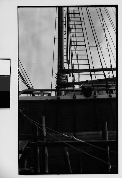 [Side of Docked Ship, New York City], Walker Evans (American, St. Louis, Missouri 1903–1975 New Haven, Connecticut), Film negative 
