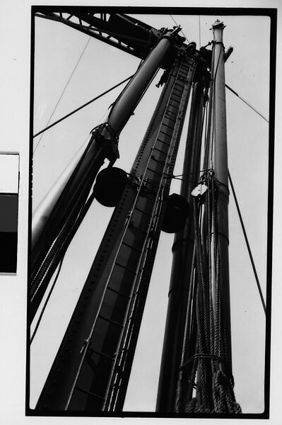 [Detail of Dock Rigging], Walker Evans (American, St. Louis, Missouri 1903–1975 New Haven, Connecticut), Film negative 