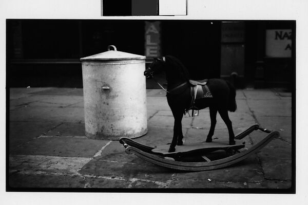 [Hobby Horse on Sidewalk, New York City], Walker Evans (American, St. Louis, Missouri 1903–1975 New Haven, Connecticut), Film negative 