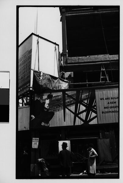 Walker Evans [Billboard at Bloomingdale's Construction