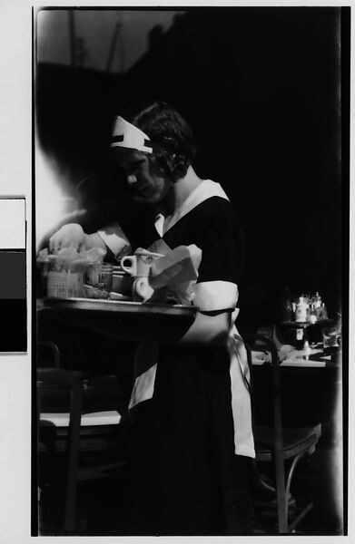 [Waitress in Window, New York City], Walker Evans (American, St. Louis, Missouri 1903–1975 New Haven, Connecticut), Film negative 
